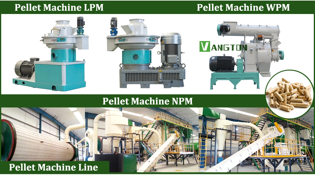 Vangton Biomass Wood Pellet Machine / Biofuel Pellet Production Machine Line