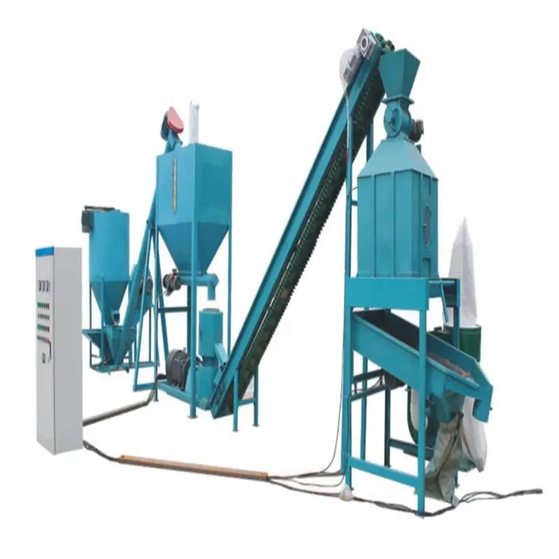 Cattle Chicken Sheep Pig Feed Manufacturing Machinery / Poultry Feed Production Line / Livestock Feed Plant