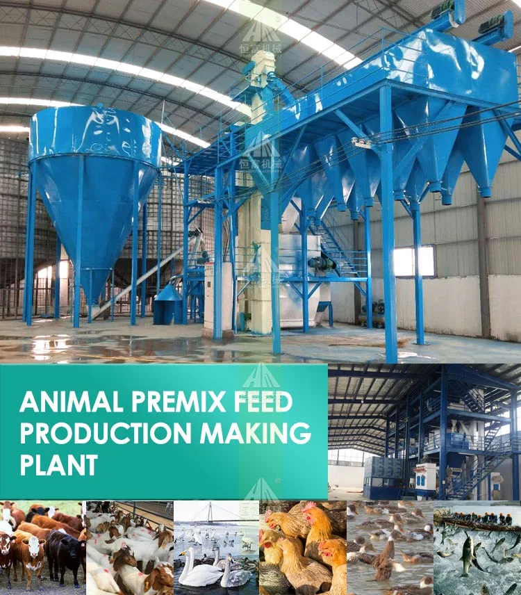 1-2tph Poultry Feeding Manufacturing Plant for Animal Cattle Feed