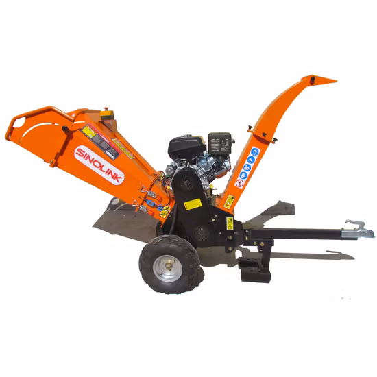 木材を切断するための 15 HP 木材シュレッダー ATV 薪機械